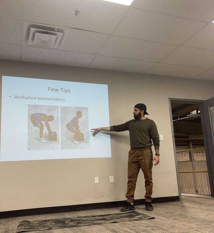 Ergonomic presentation